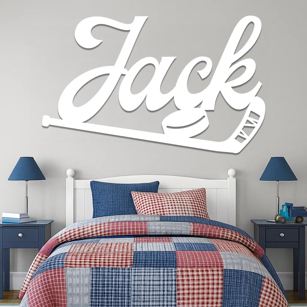 Hockey Name Sign