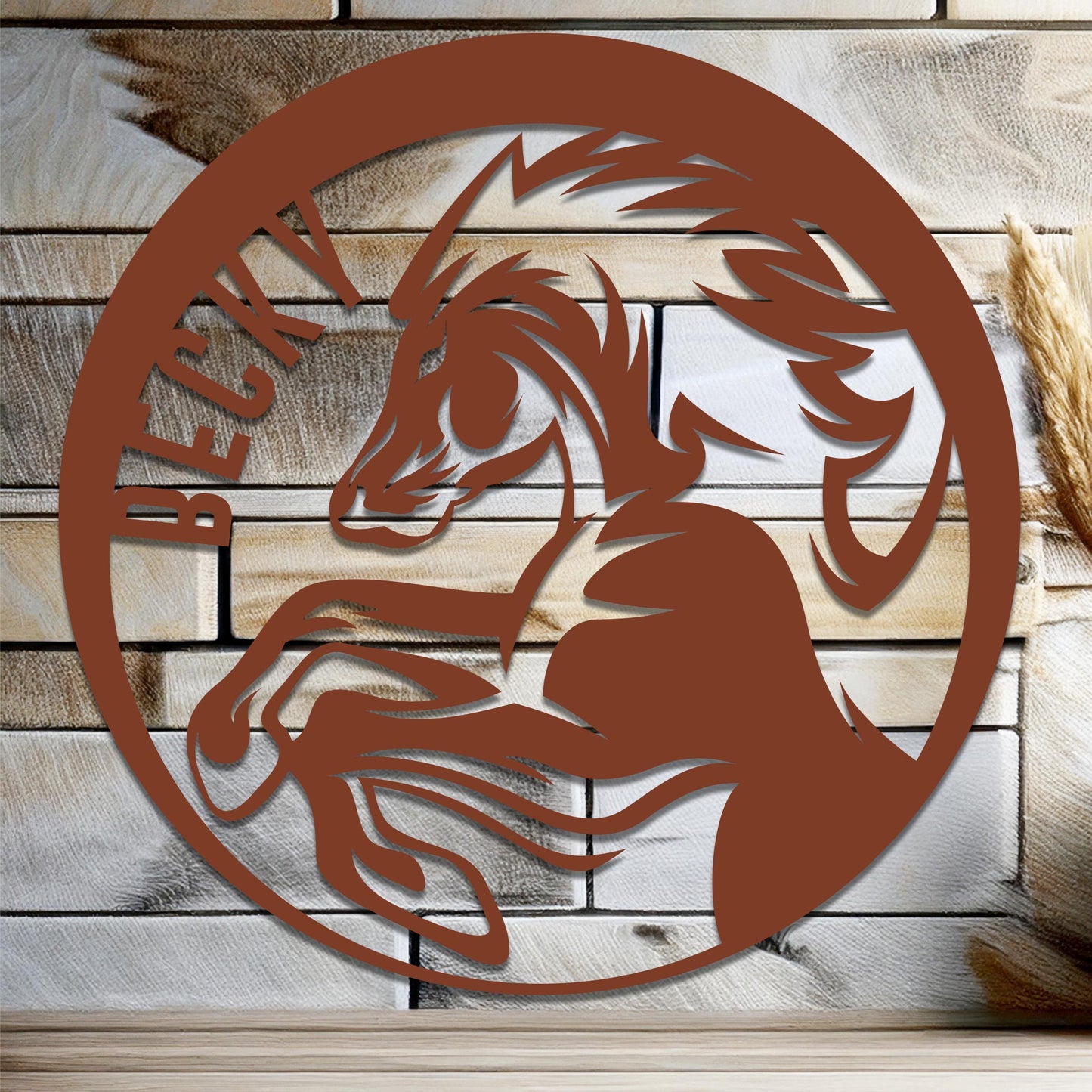 Horse Name Sign