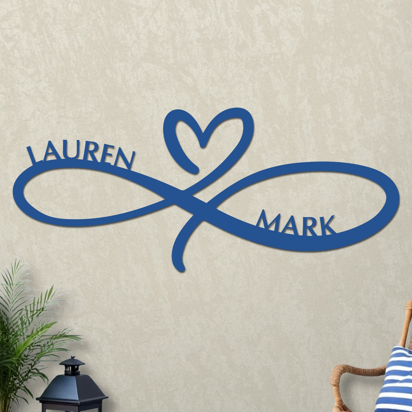 Infinity Heart Wedding Sign