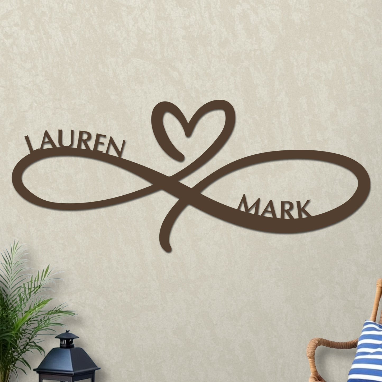 Infinity Heart Wedding Sign