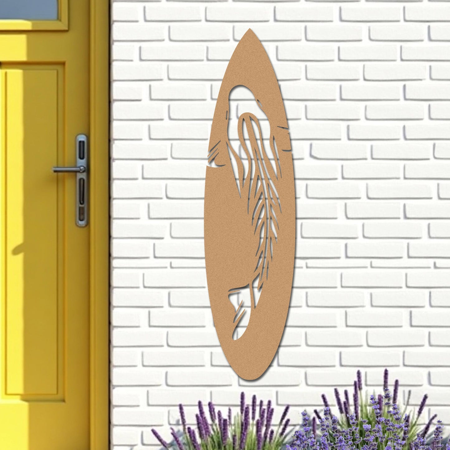 Koi Fish Surfboard Sign