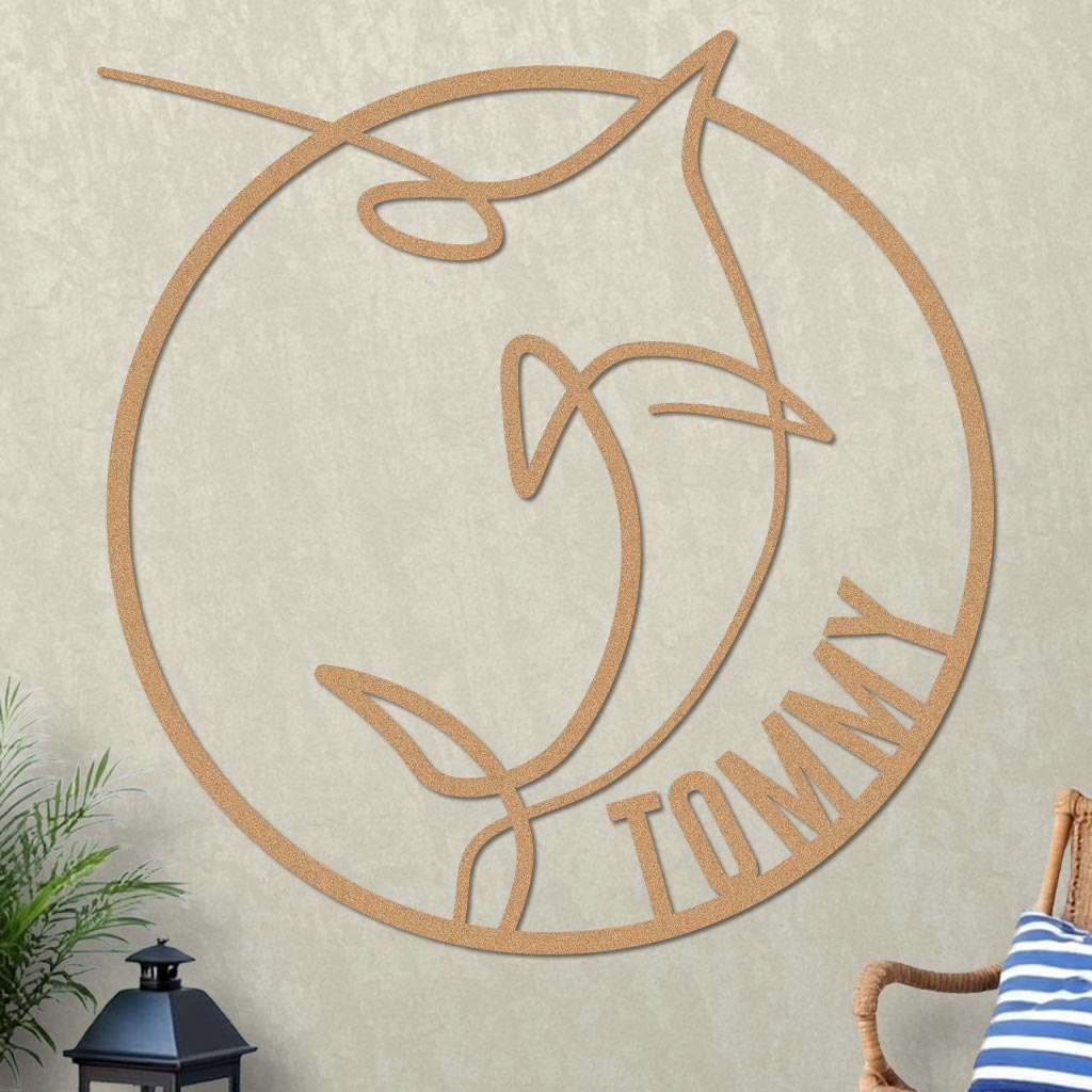 Marlin Name Sign