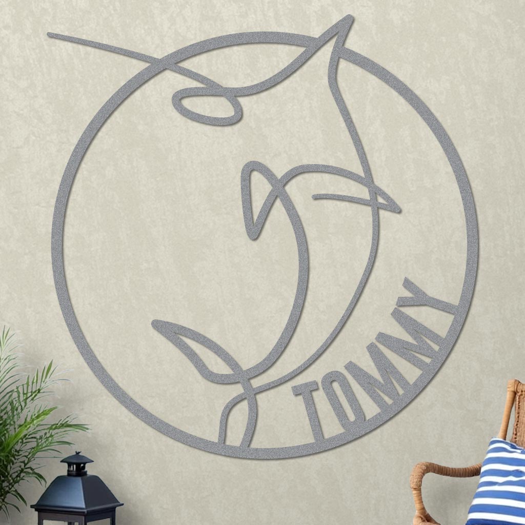 Marlin Name Sign