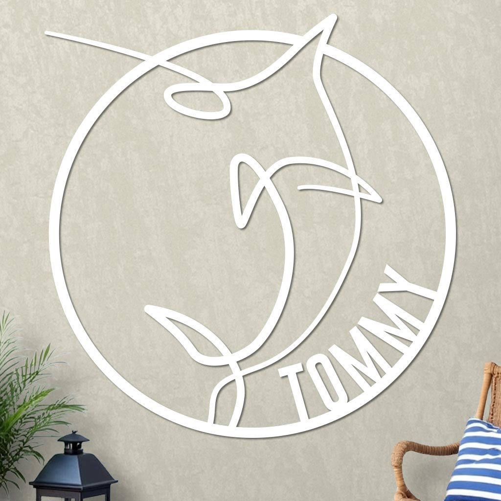Marlin Name Sign