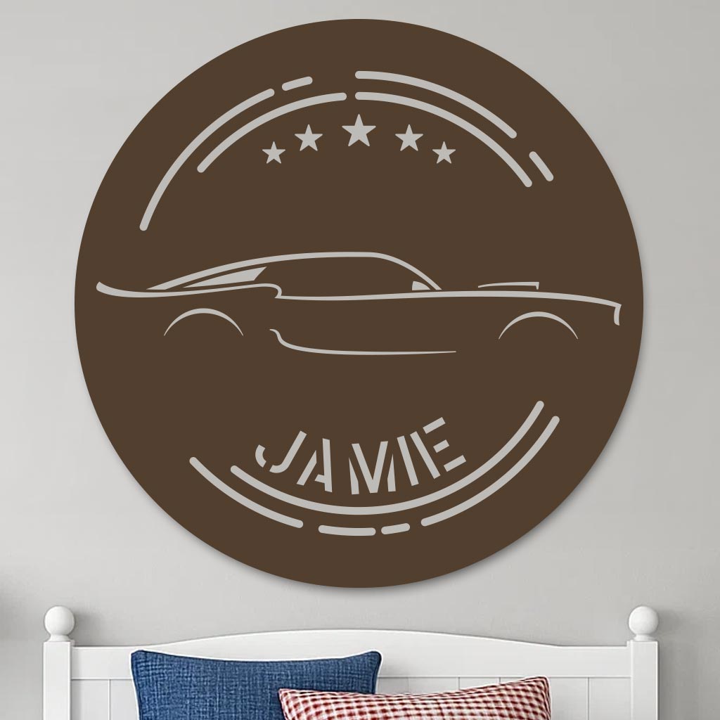 Mustang Name Sign