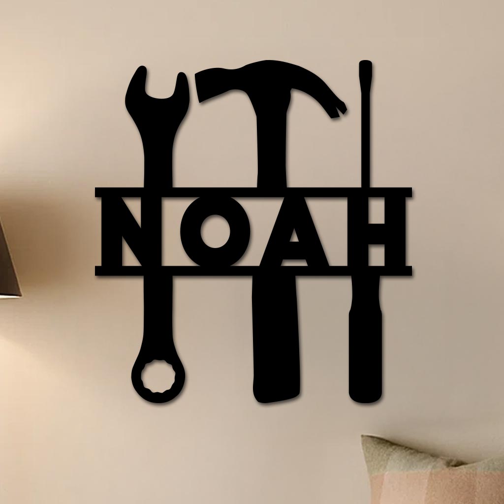 Name in Tools Sign