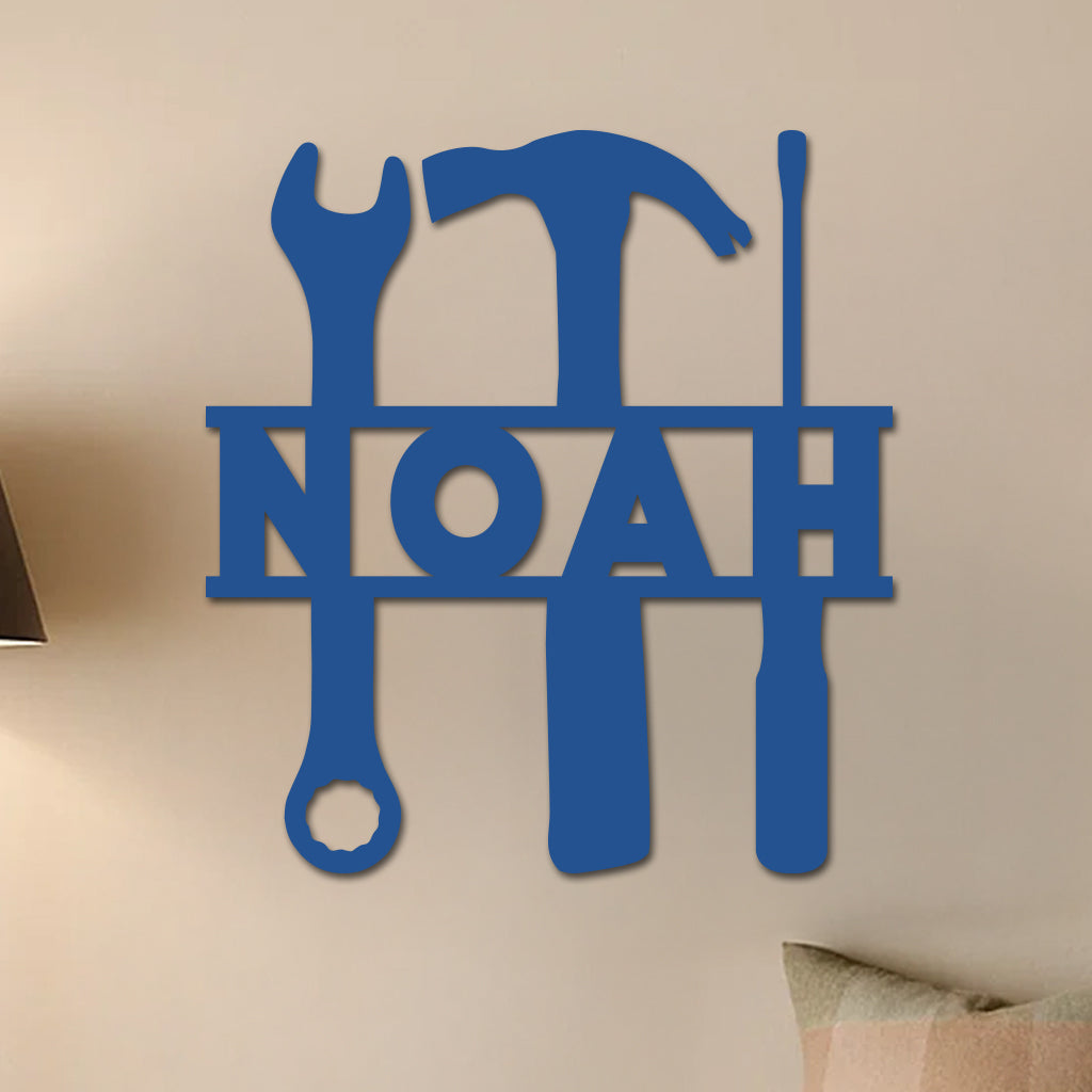 Name in Tools Sign