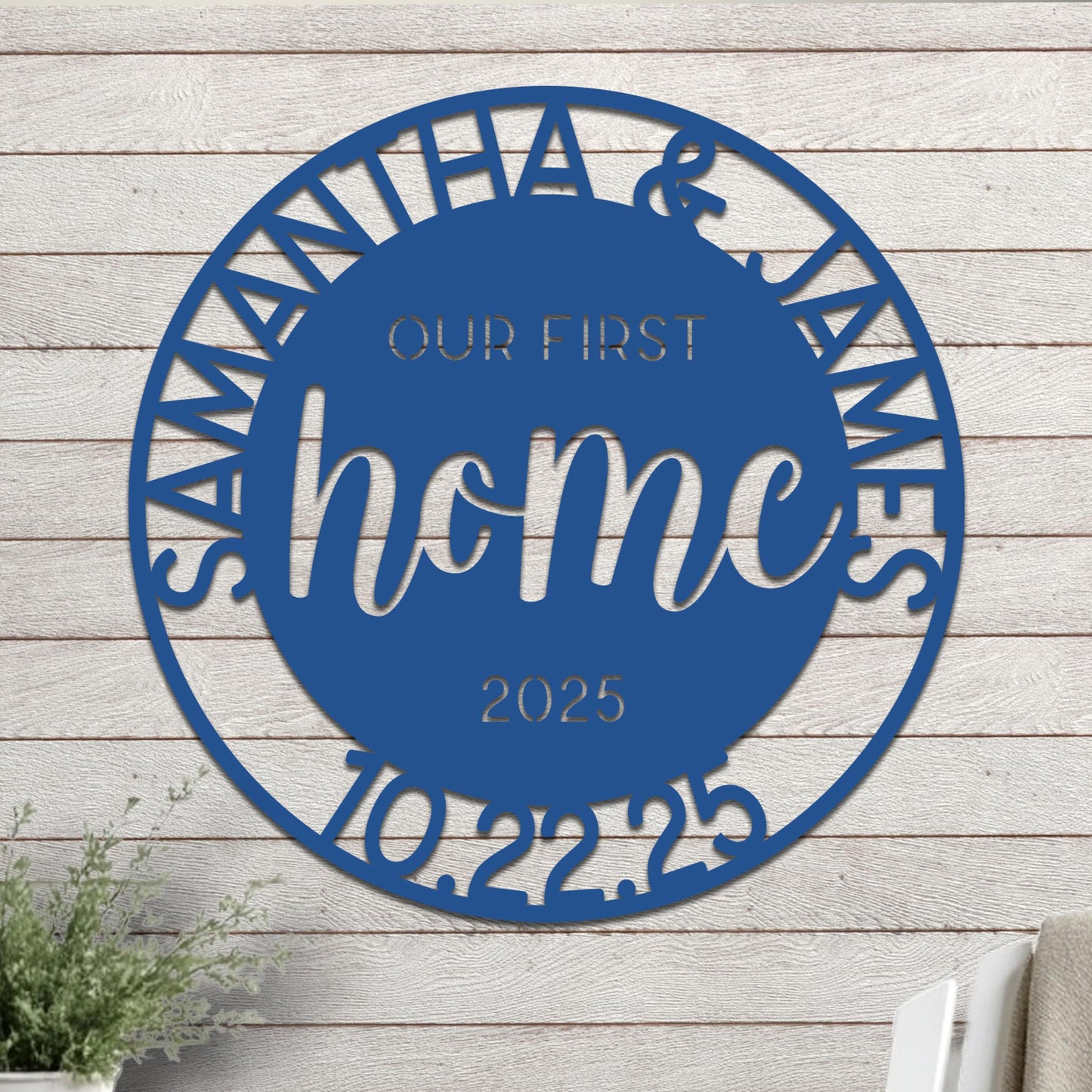 Our First Home Sign