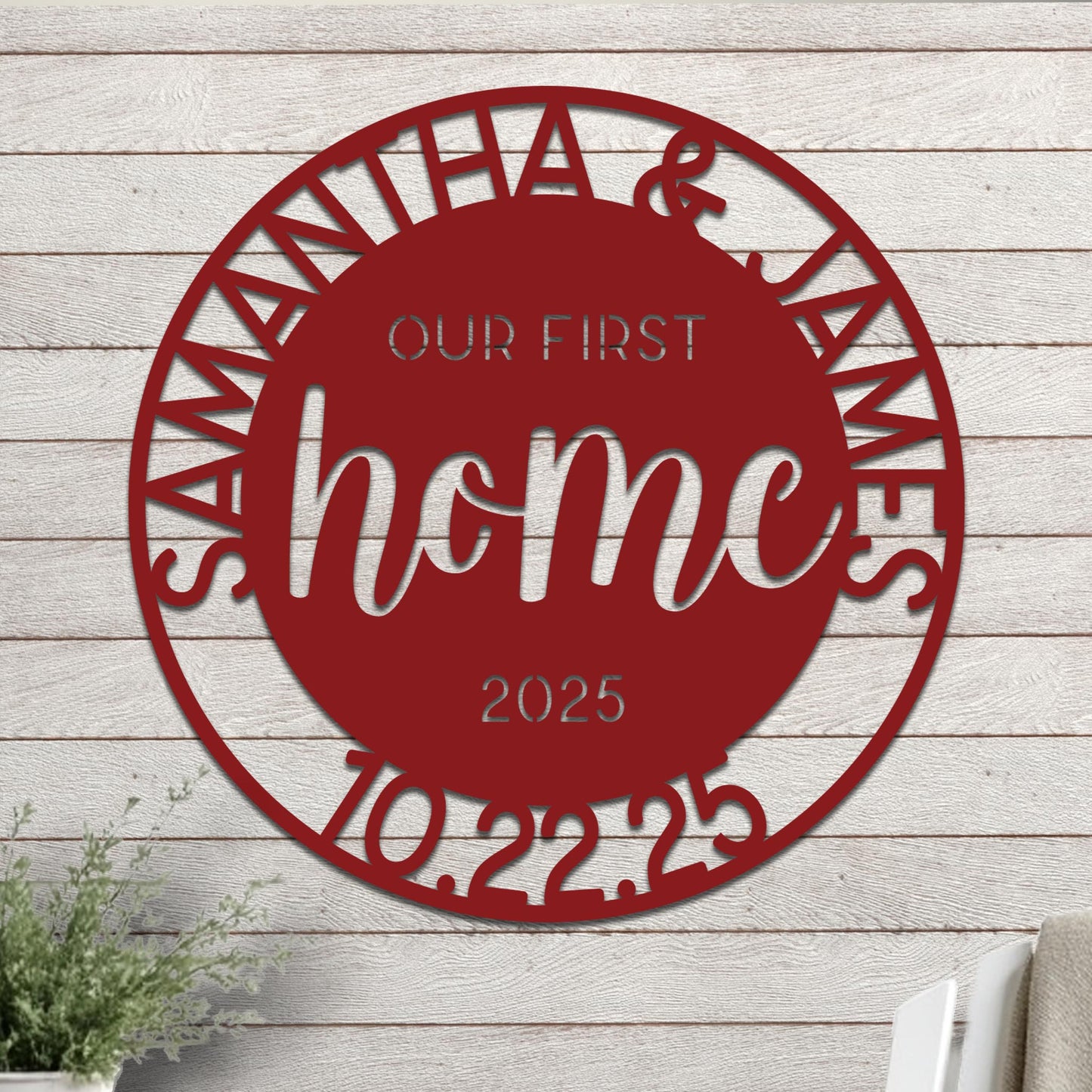 Our First Home Sign