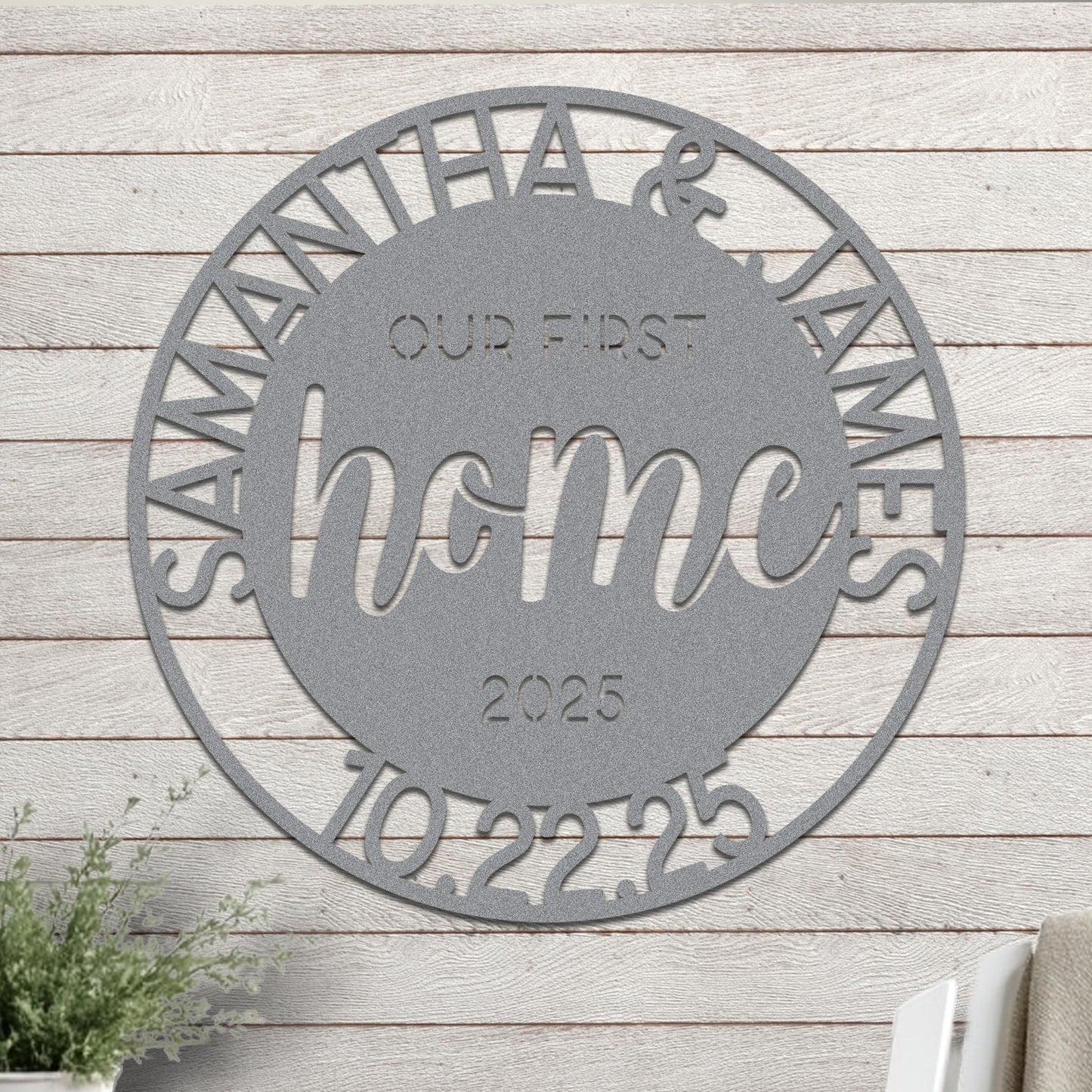 Our First Home Sign