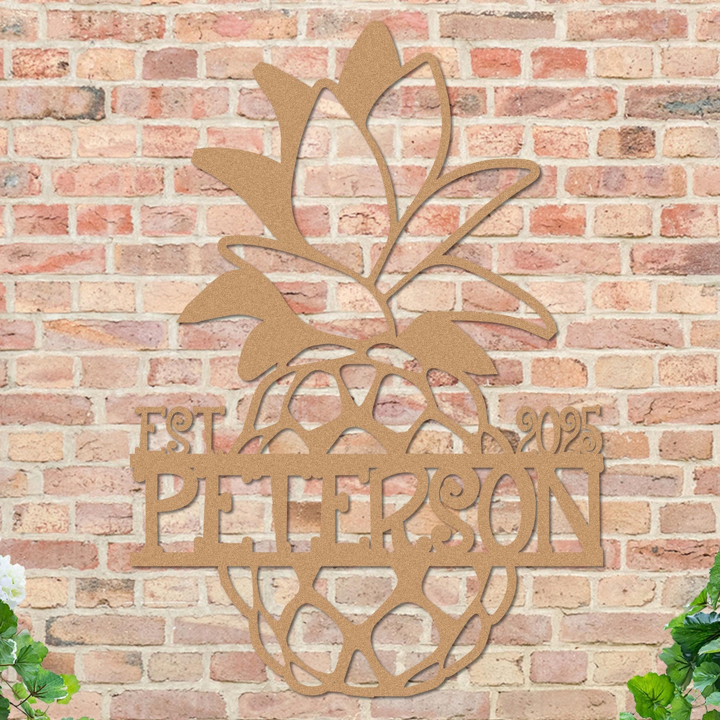 Pineapple Name Sign