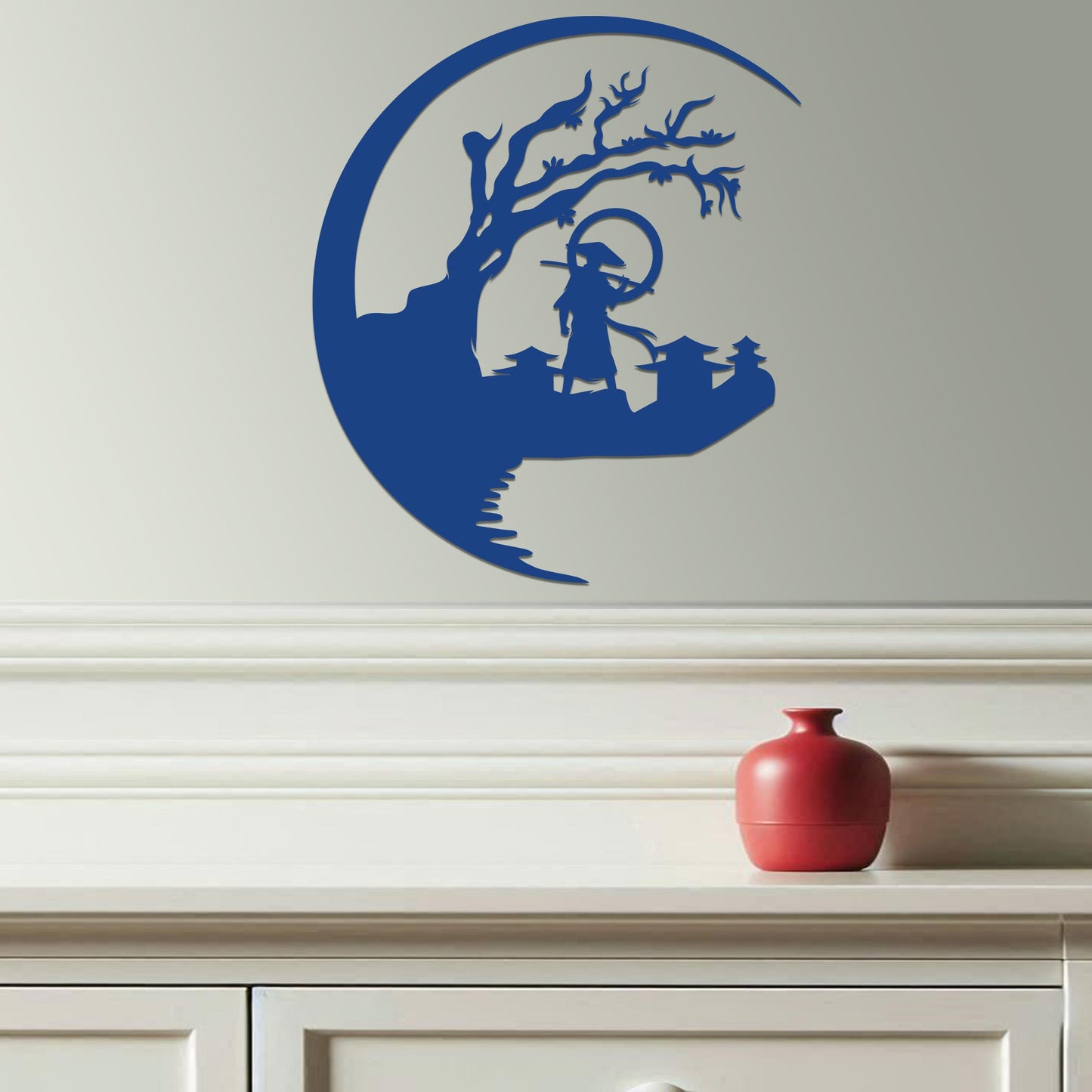 Samurai Scene Sign