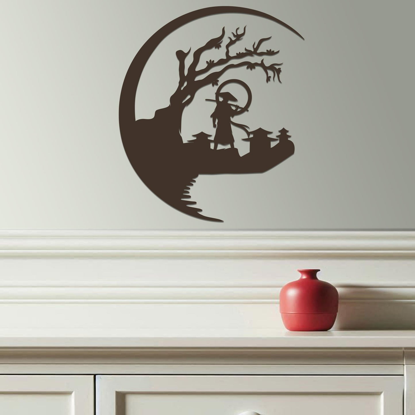 Samurai Scene Sign