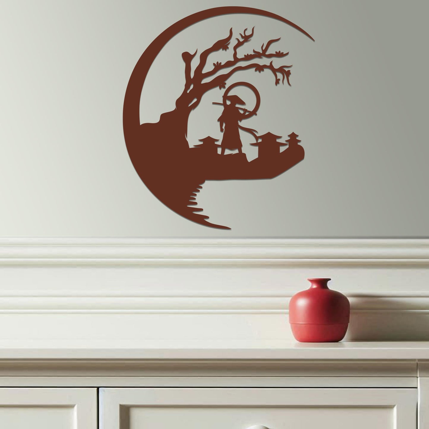 Samurai Scene Sign