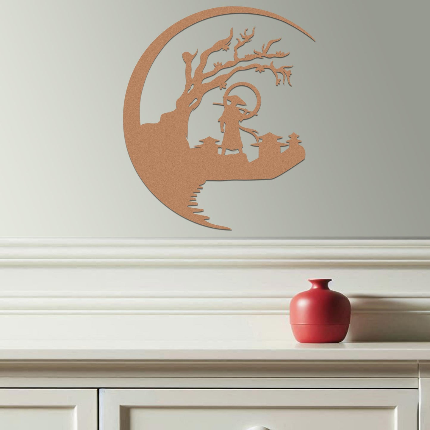 Samurai Scene Sign