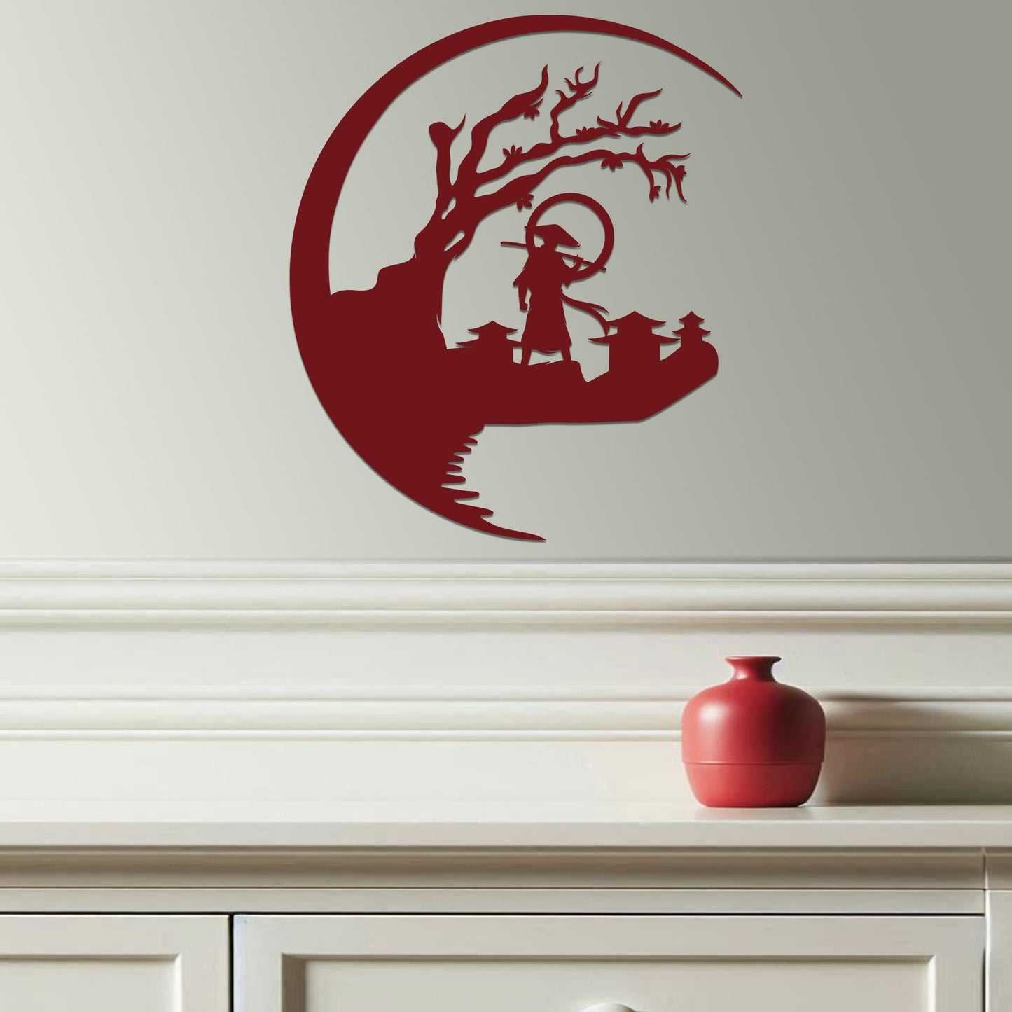 Samurai Scene Sign