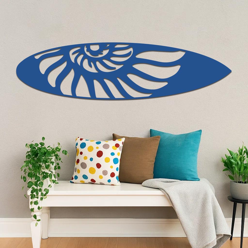 Shell Surfboard Sign