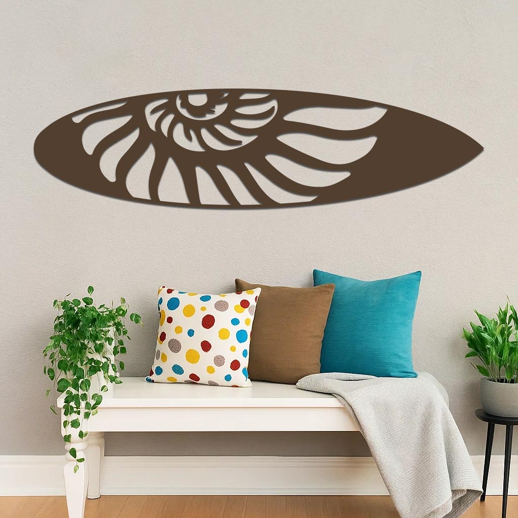 Shell Surfboard Sign