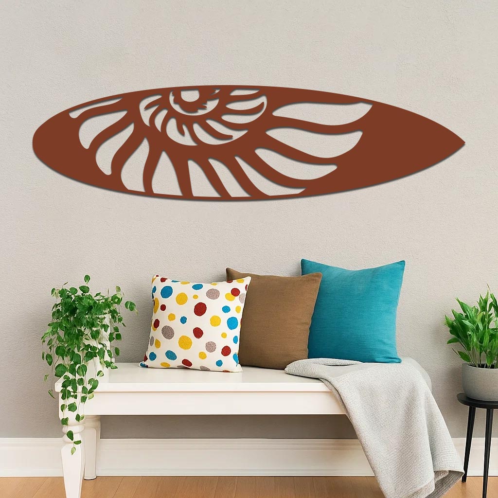 Shell Surfboard Sign