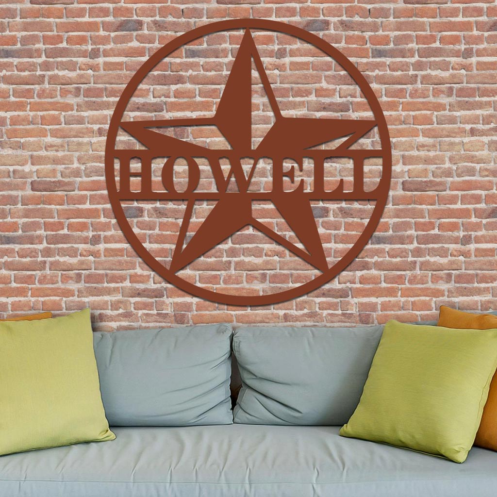 Star Family Name Sign
