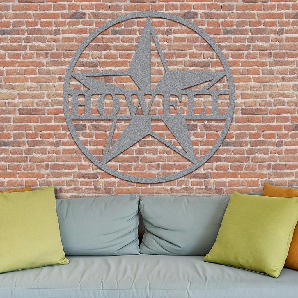 Star Family Name Sign