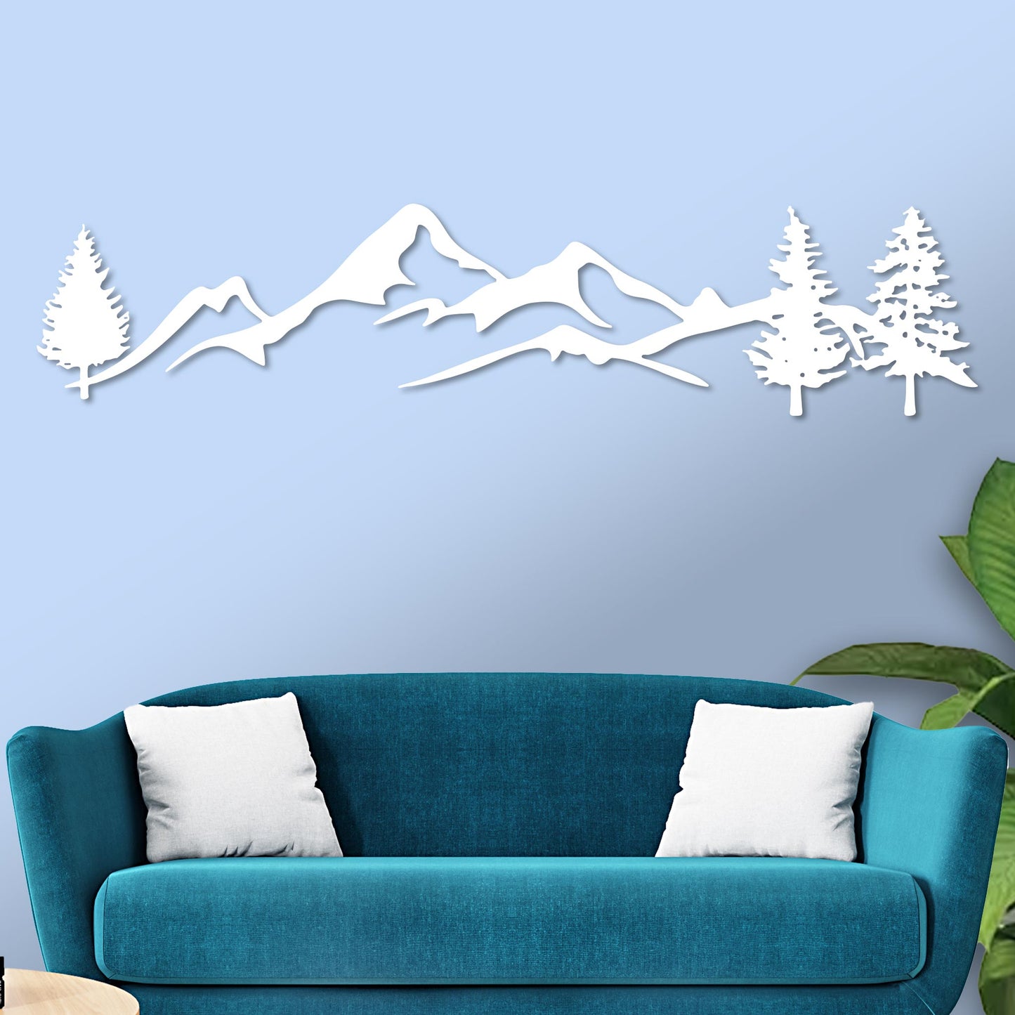 Wide Mountain Landscape Sign