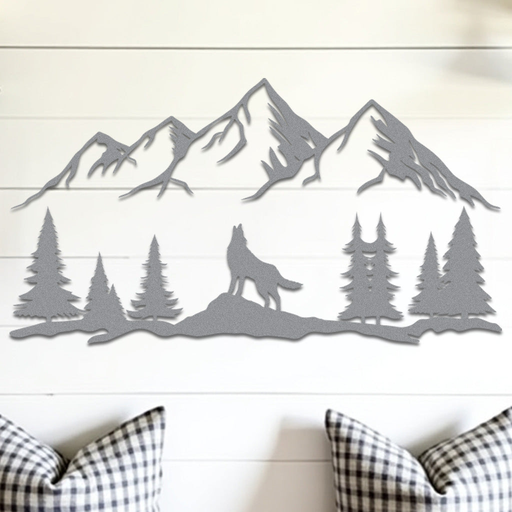 Wolf Landscape Sign