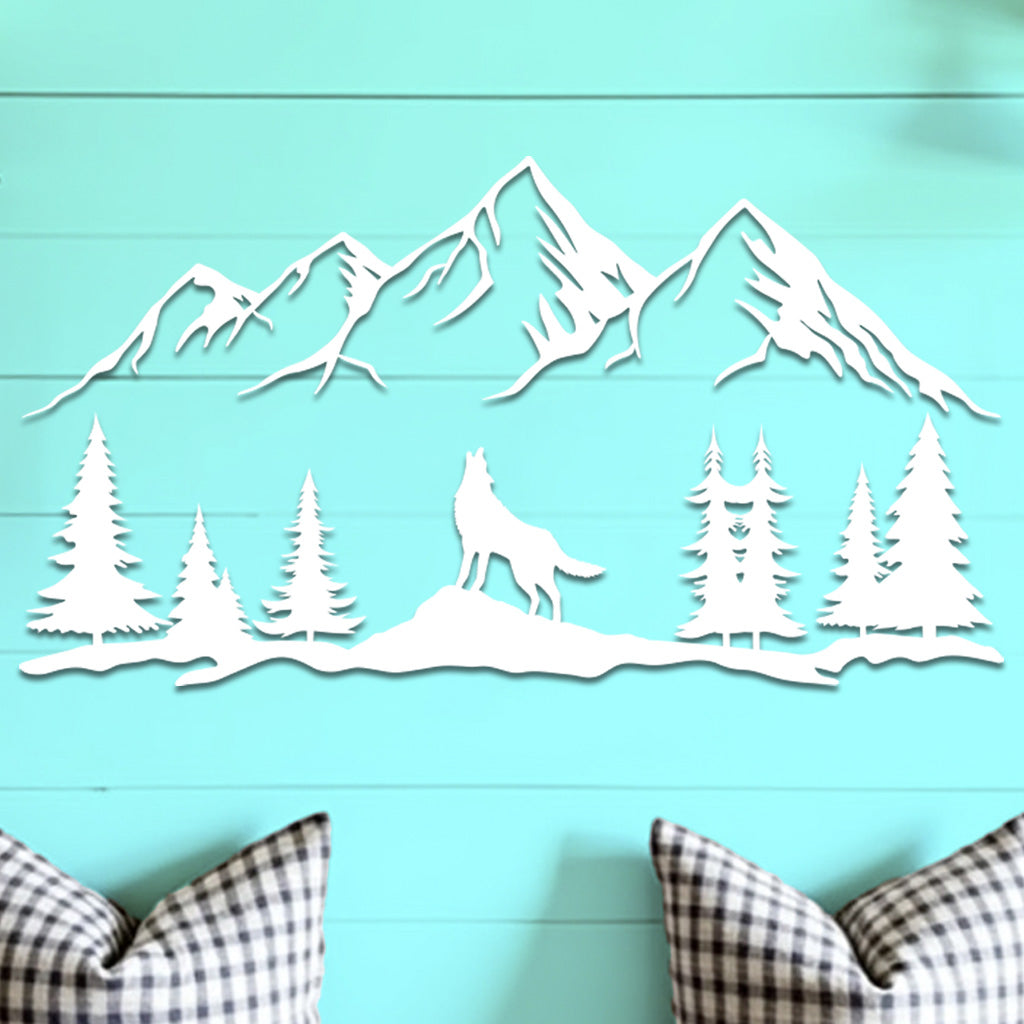Wolf Landscape Sign
