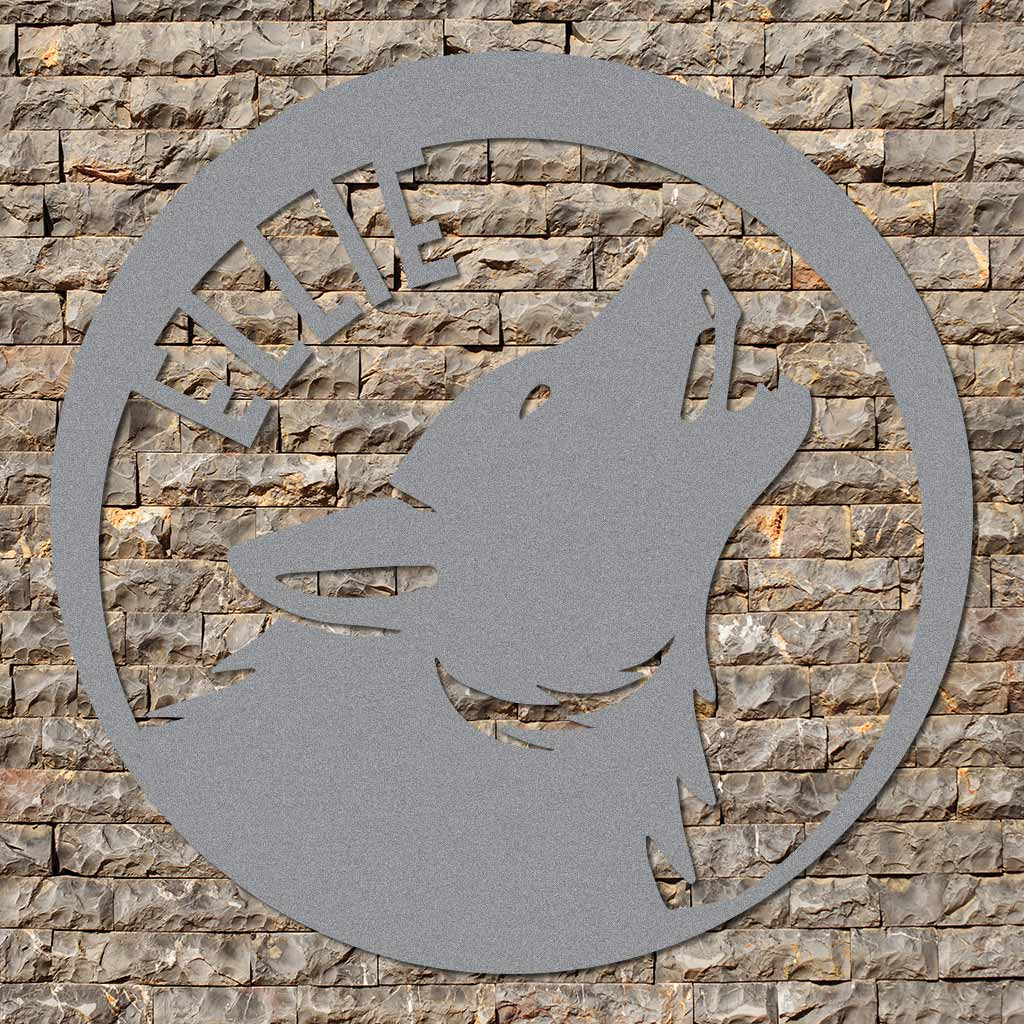 Wolf Name Sign