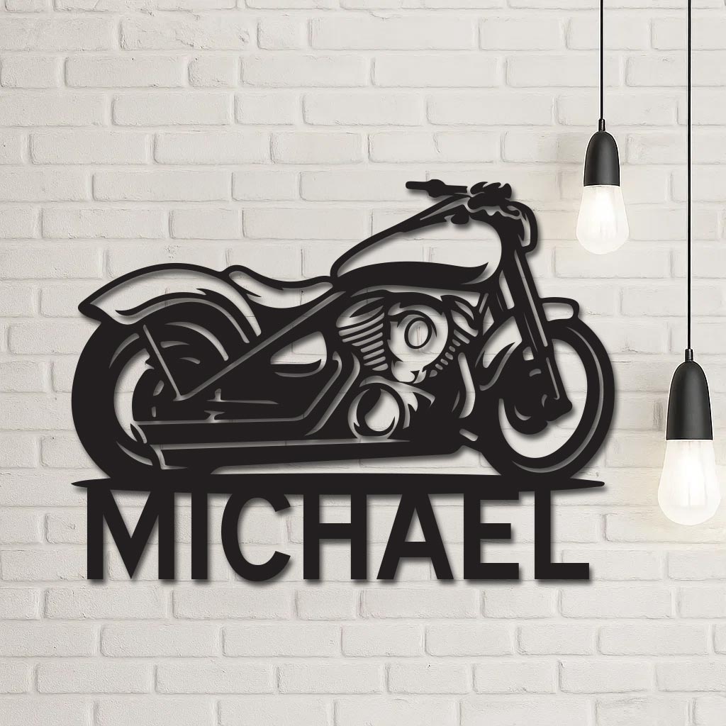 Motorcycle Metal Art