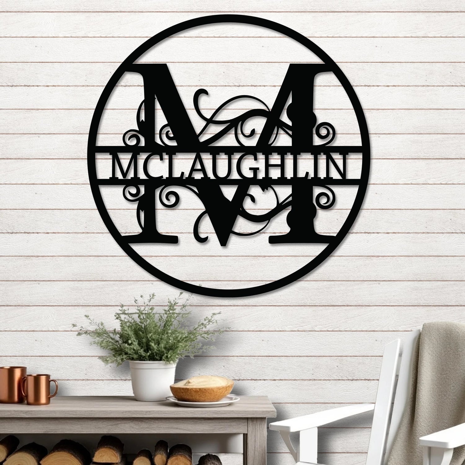 Monogram Name Signs