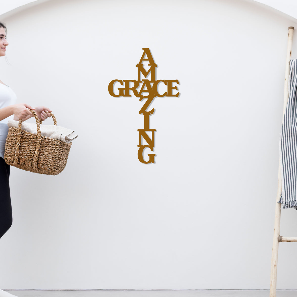 Amazing Grace Cross Sign