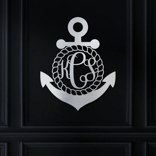 Anchor with Monogram