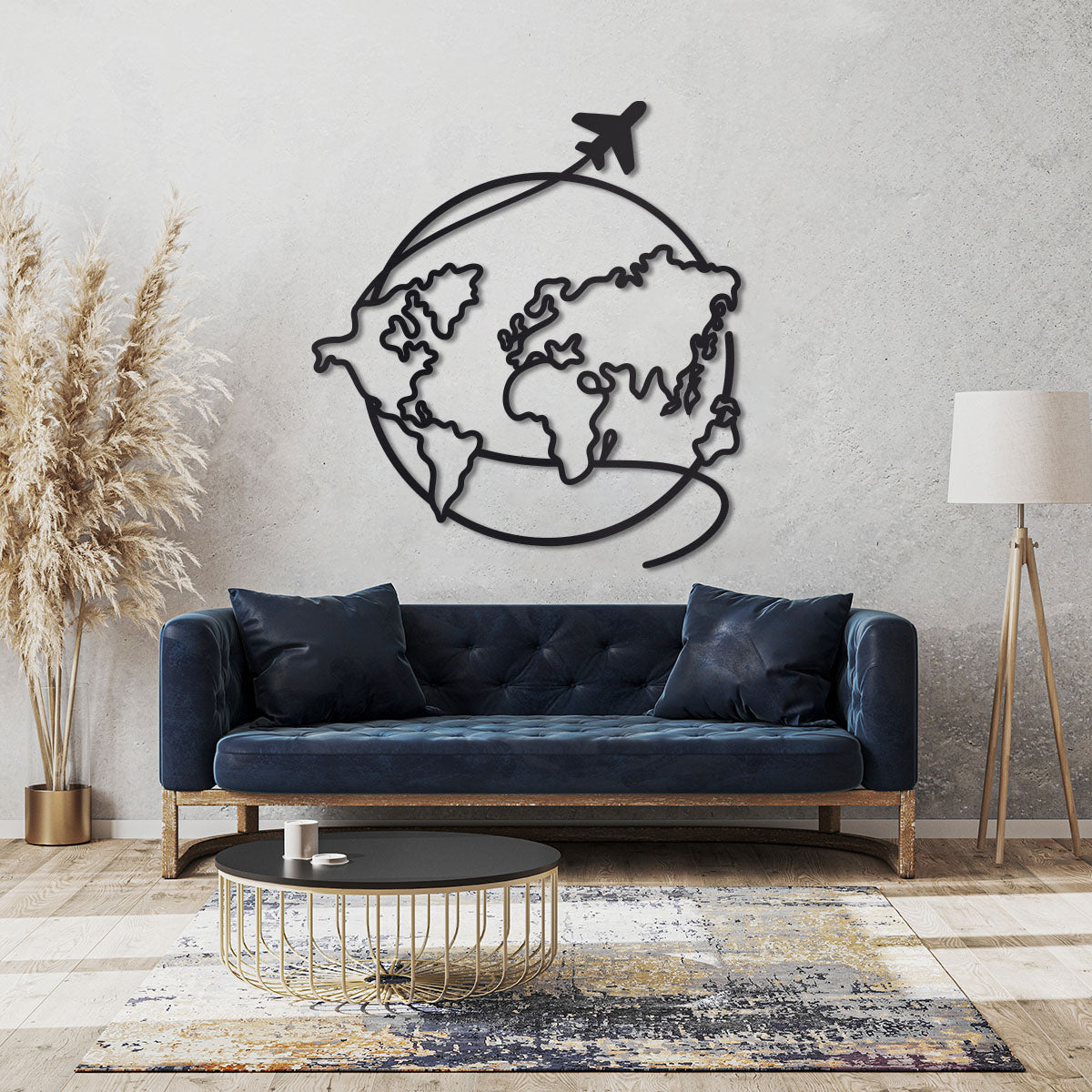 Around the World Sign – Apex Metal Signs