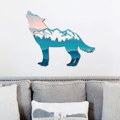 Blue Ridge Mountains in Wolf Wall Art