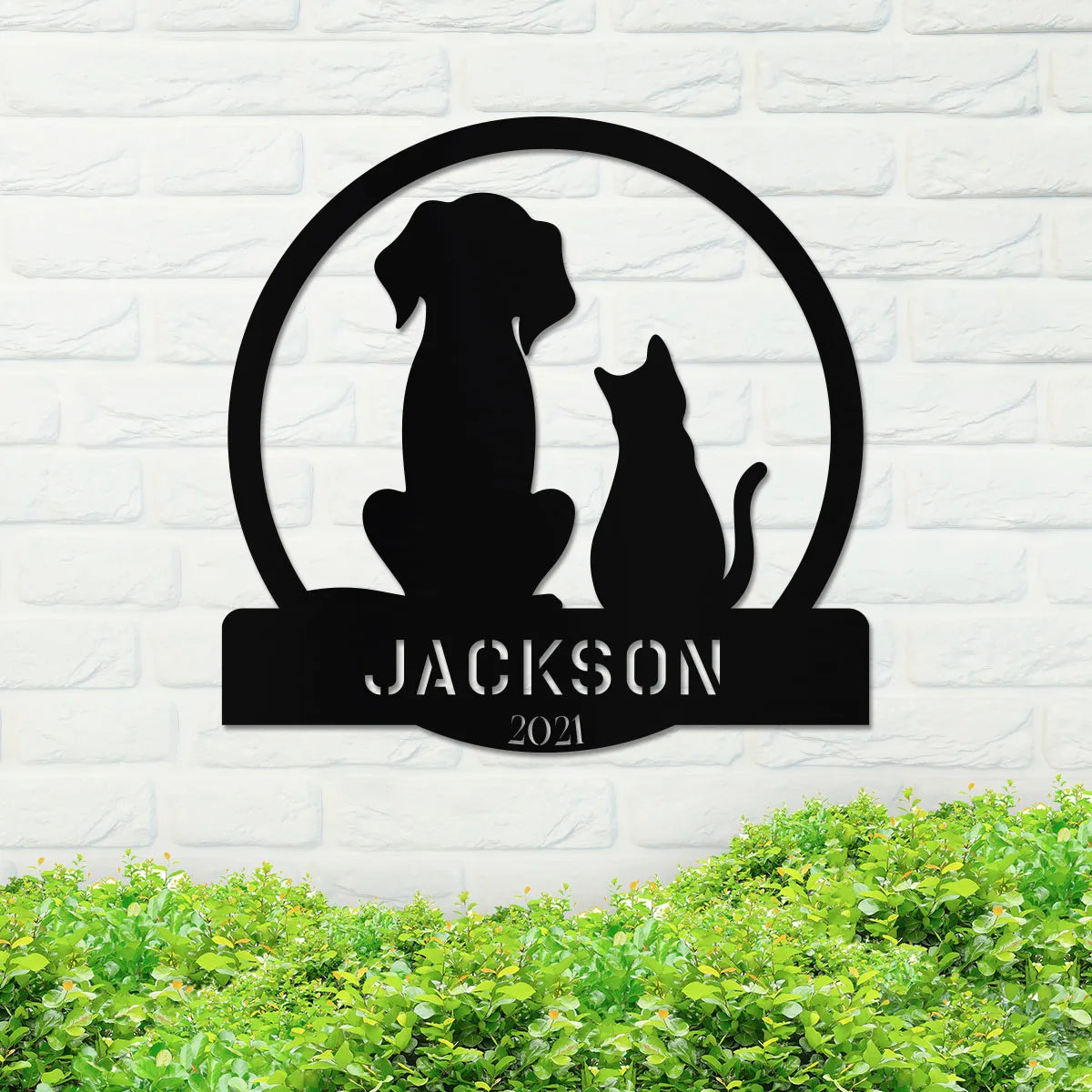 Dog and Cat Name Sign