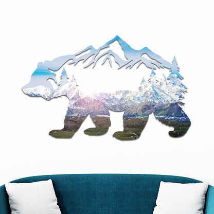 Denali Mountains in Bear Wall Art