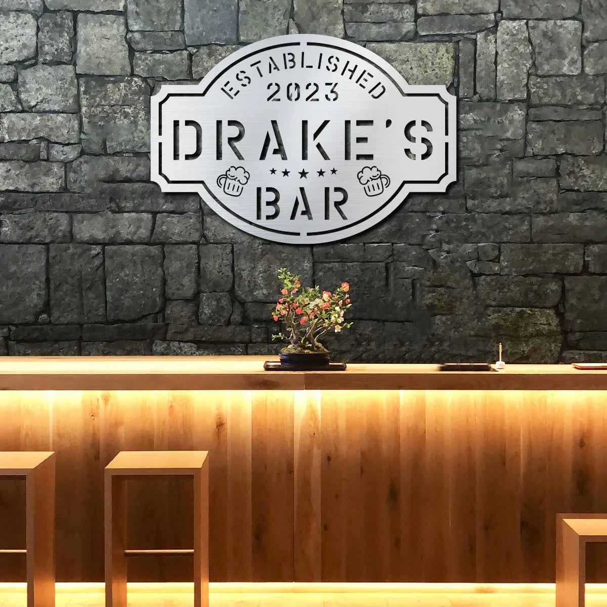 Personalized Bar Name Sign