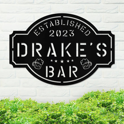 Personalized Bar Name Sign