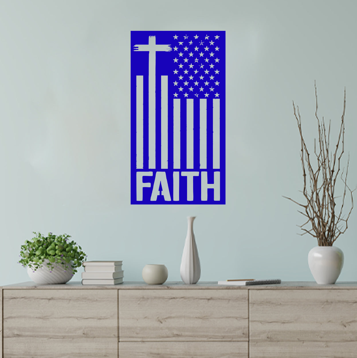 Faith/Cross American Flag