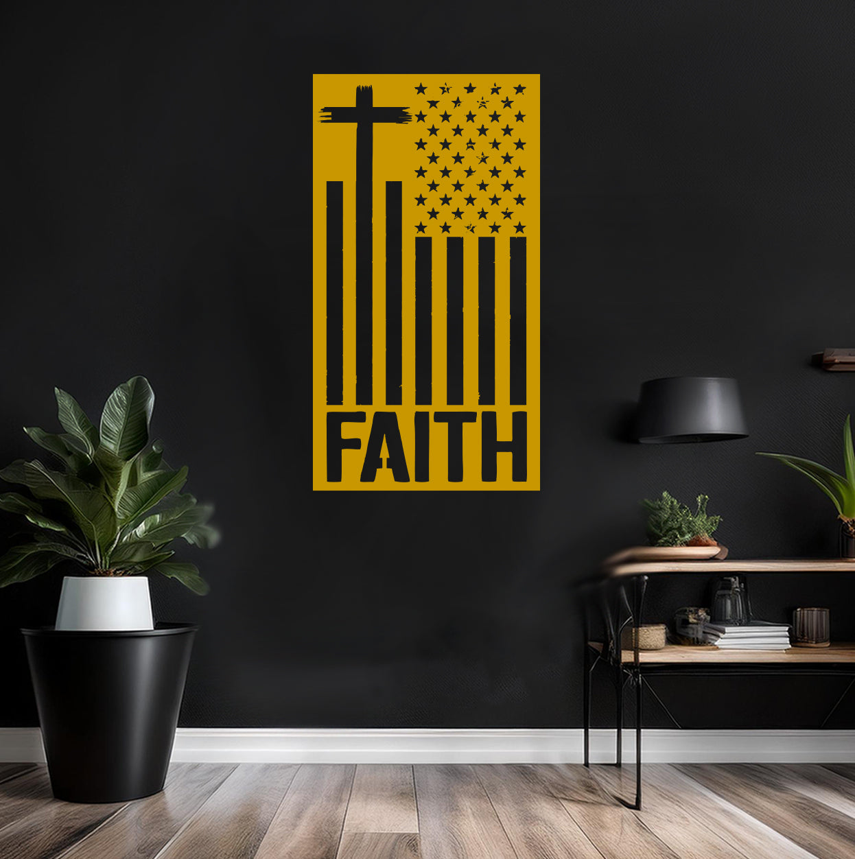 Faith/Cross American Flag