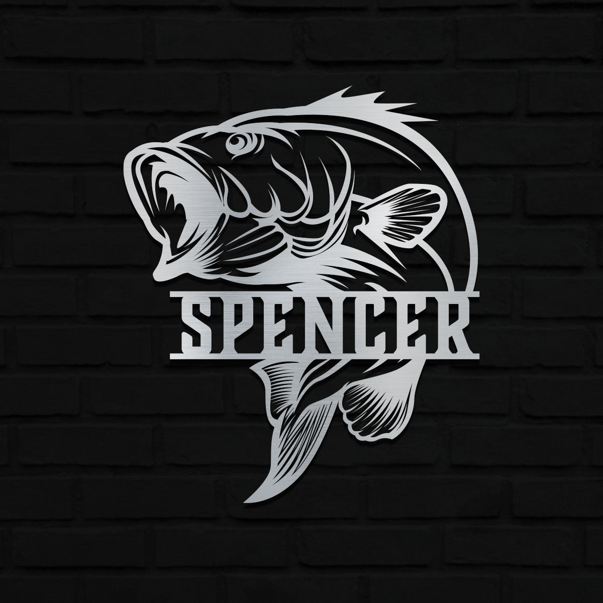 Personalized Bass Sign – Apex Metal Signs