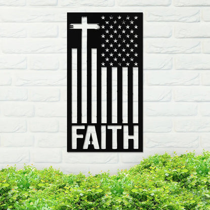 Faith/Cross American Flag