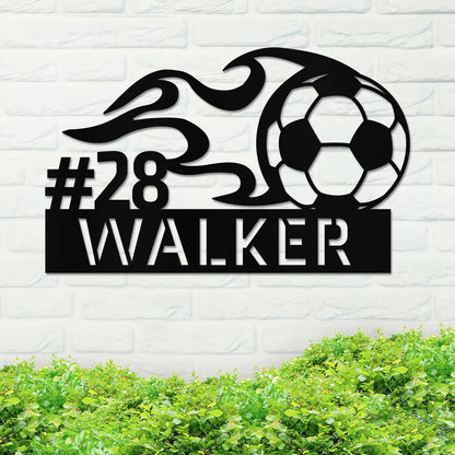 Soccer Name Sign