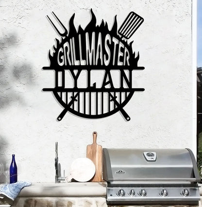 Personalized Grillmaster Sign