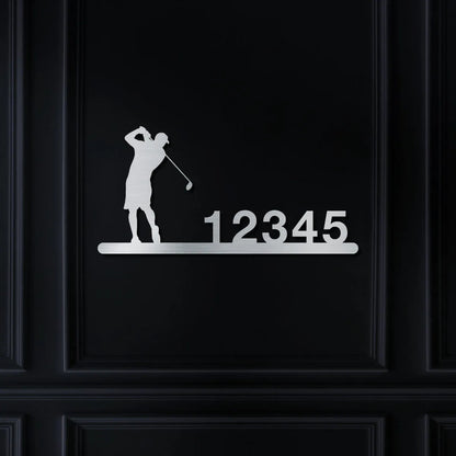 Golf Address Sign