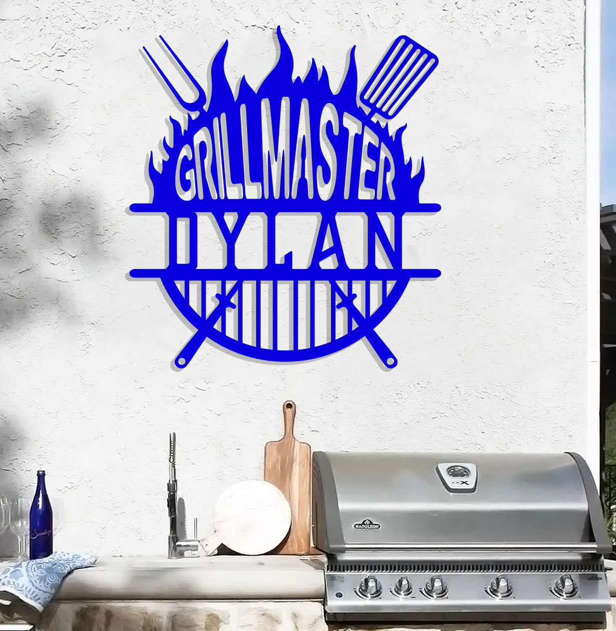 Personalized Grillmaster Sign