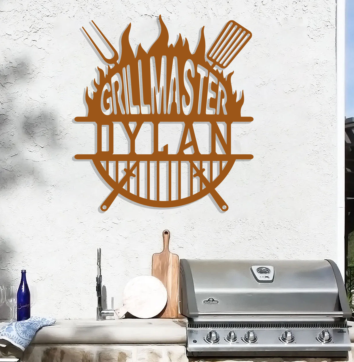 Personalized Grillmaster Sign