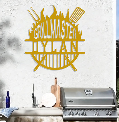 Personalized Grillmaster Sign