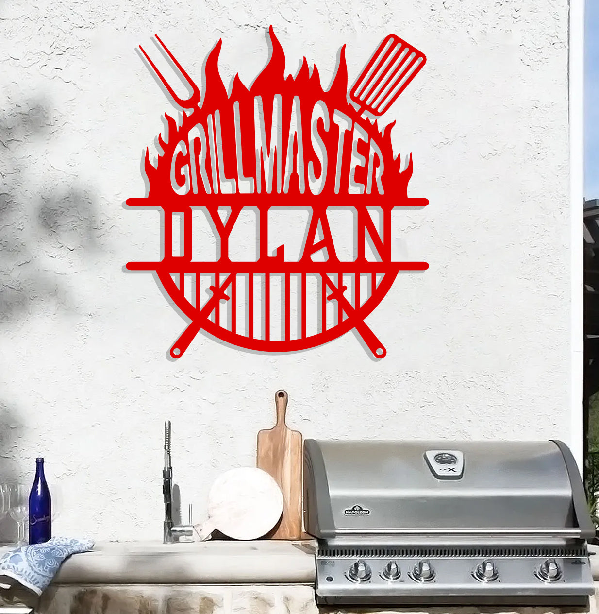 Personalized Grillmaster Sign